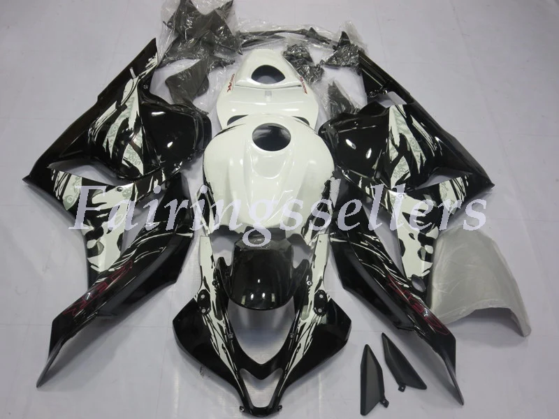Le Mis Топ впрыска ABS Полный комплект обтекателя подходит для Honda CBR600RR F5 2009 2010 2011 2012 Обтекатели Матовый Черный w наклейки - Цвет: Le Mis