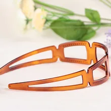 Как натуральный продукт корейский стиль Модные головные аксессуары выдалбливают повязки для волос оголовье производители оптом Настраиваемые