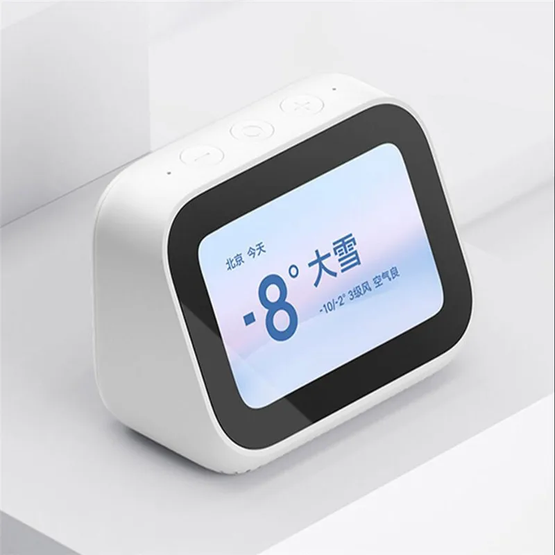 Xiaomi Mi AI видео дверной звонок сенсорный экран Bluetooth 5,0 динамик цифровой дисплей Будильник WiFi смарт соединение динамик