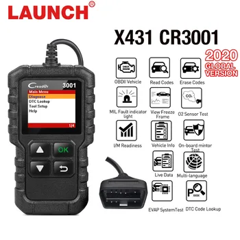 

Launch CR3001 OBD2 Code Reader Scanner X431 CR3001 Full obdii Function Diagnostic turn off Engine Light cr319 elm327 ad310