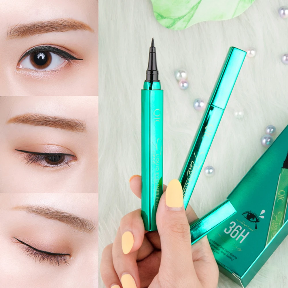 Изумрудный зеленый карандаш для глаз Goddess eye водонепроницаемый анти-пот подводка для глаз быстросохнущая без пятен Черная Подводка для глаз классная косметика для глаз