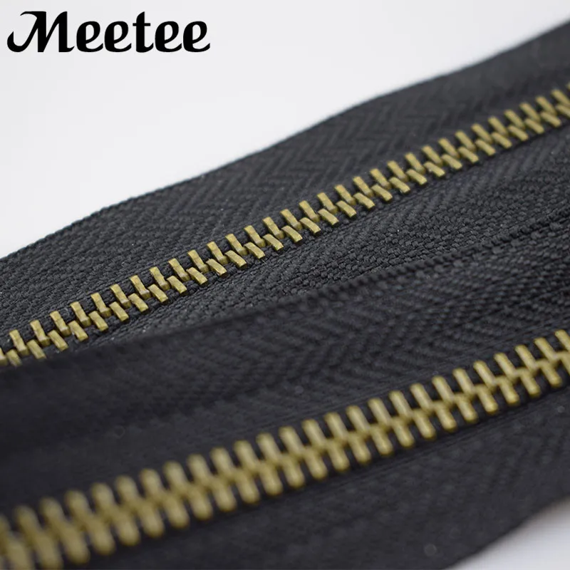 5# Эко-дружественные металлические застежки-молнии для шитья Retre двойные Ползунки молния ремонт пальто пуховик Сделай Сам одежда аксессуары A-98