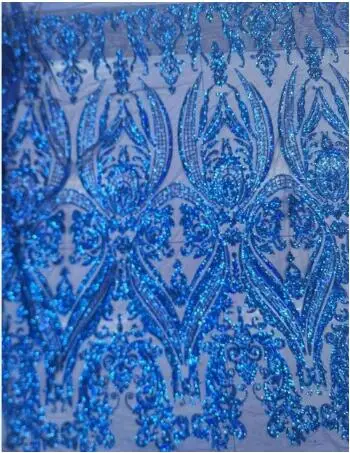 С длинными рукавами мусульманский Русалка Вечерние платья Саудовской Аравии Дубай Кафтан марокканский кружева Съемная юбка платье для выпускного вечера с блестками - Цвет: Royal Blue