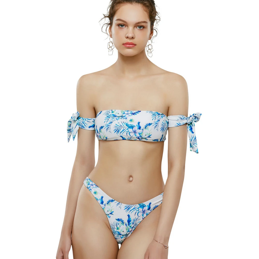 Купить Qardeissy new BIKINI TRIANGLE split two-piece bra Bow Set Swimsuit women's swimsuit sexy 2021 thong  Спорт и развлечения | One-Piece Suits (1005003336755184)