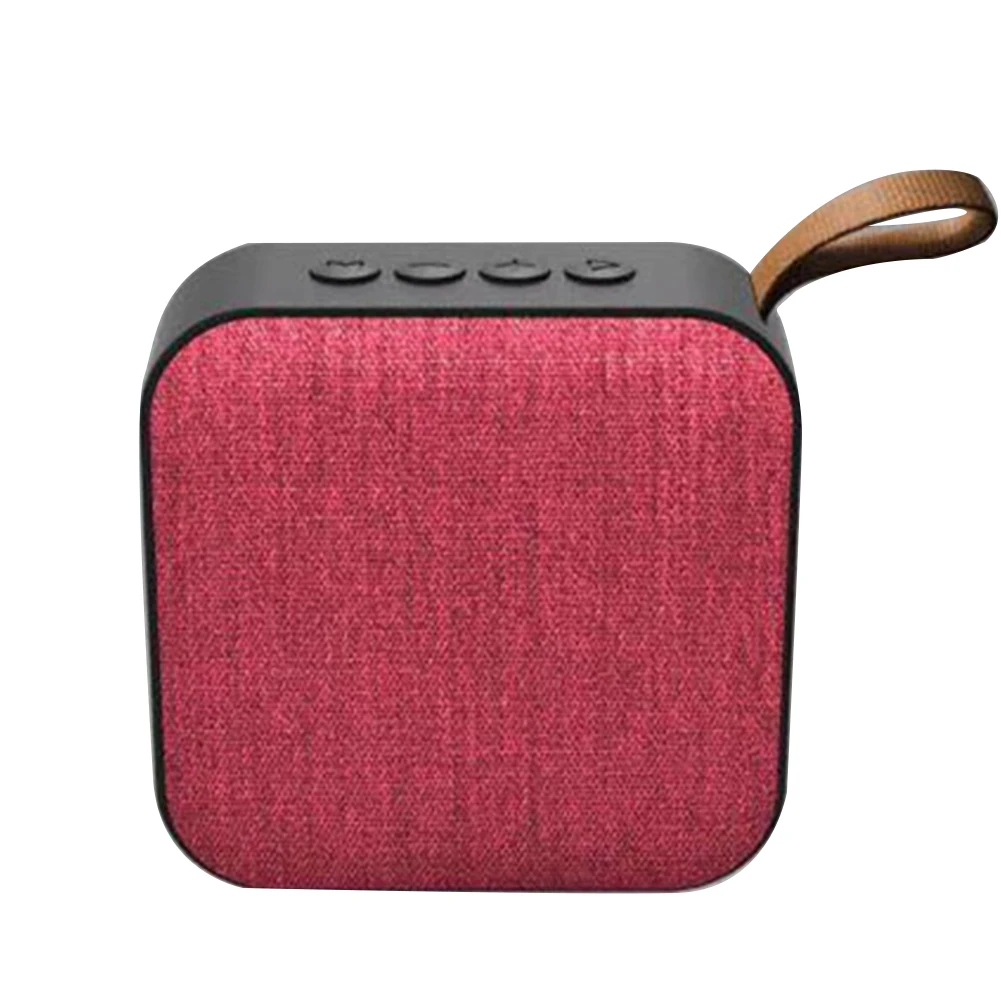 Bluetooth динамик Универсальный беспроводной музыкальный MP3 открытый портативный мини Водонепроницаемый Кнопка Стерео TF карта USB перезаряжаемая ткань