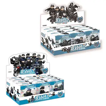 

Military Swat Weapon Building Blocks Guns SWAT Soldier Series Army Accessories Kids Brick Toy Children Christmas Gift