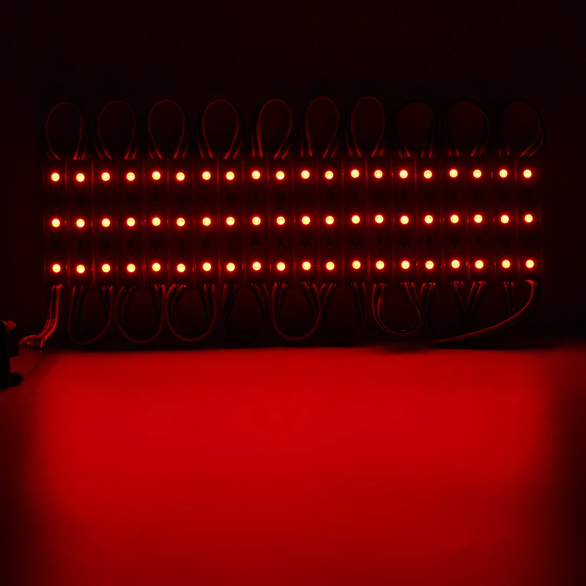 RGB SMD5050 LED Module Store Strip Light Front Window Lamp + Power Supply + Remote DC12V