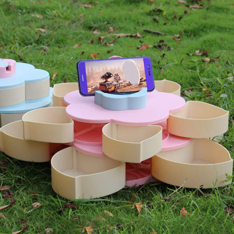 В форме цветочных лепестков один двойной слой поднос фруктовая тарелка