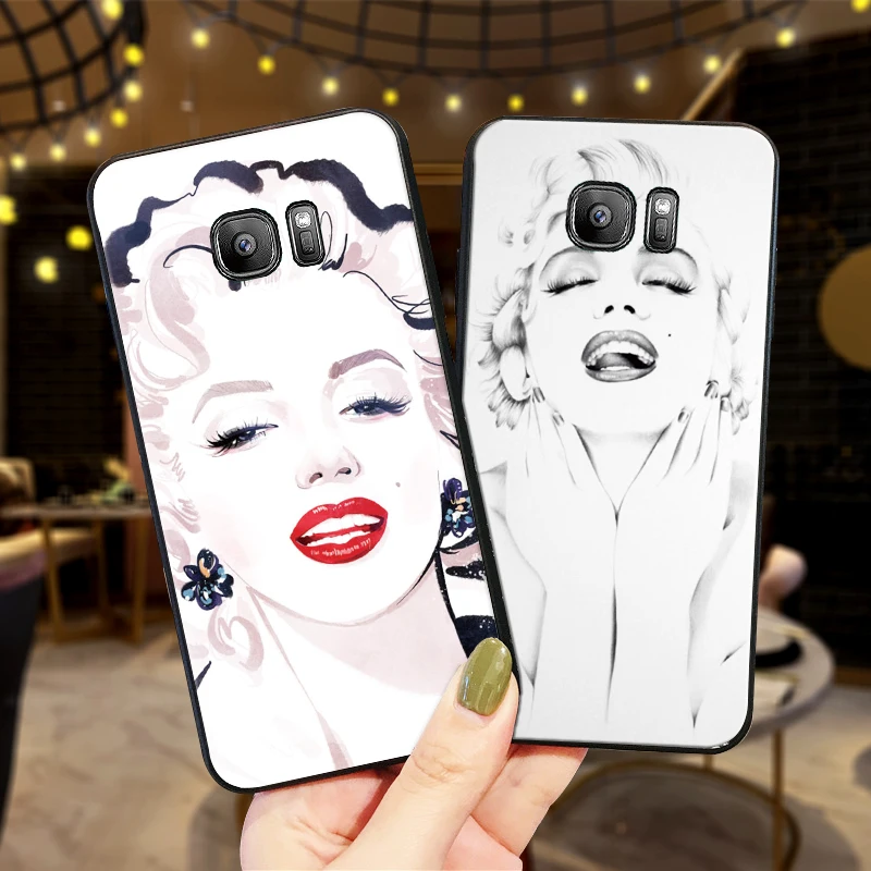 Для huawei honor 7A 9X Pro 7C 5.99IN 7X 8X 8C NOTE 10 VIEW 20 8 9 lite мягкая задняя крышка из ТПУ Мэрилин