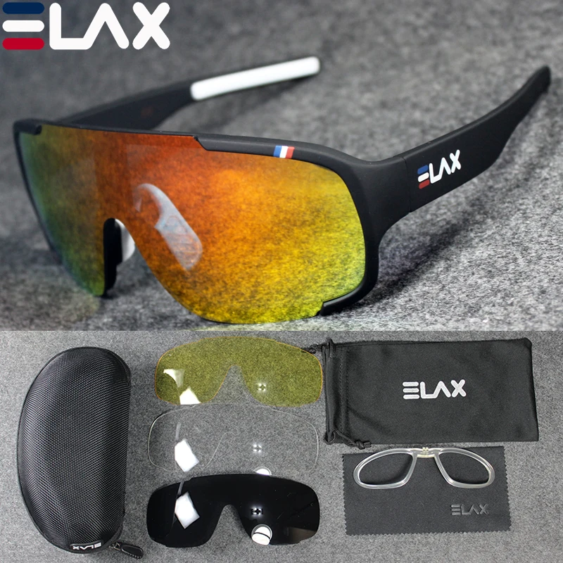 ELAX, новинка, 4 линзы, спортивные очки для велоспорта, для горного велосипеда, Mtb, велосипедные очки, для мужчин и женщин, для улицы, велосипедные солнцезащитные очки