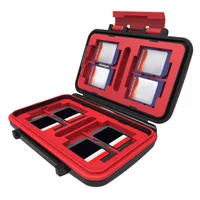 כרטיס sd כרטיס Case זיכרון מחזיק עבור 8 x SD SDHC כרטיסי MC-SD8 Waterproof Anti-הלם זרוק משלוח סיטונאות (5)