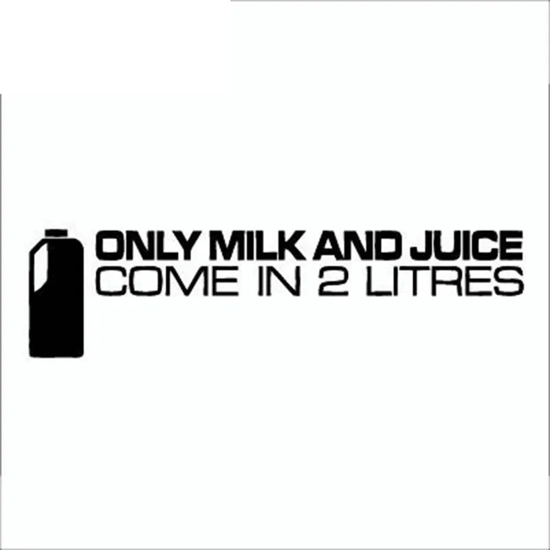 

Funny Car Sticker Only Milk & Juice KK Vinyl Auto Decals Motorcycle Decals Accessories Decorative PVC