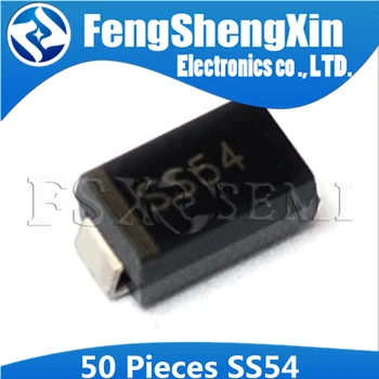

50pcs/lot 1N5824 IN5824 SS54 SR540 5A 40V DO-214AC SMA Schottky diode