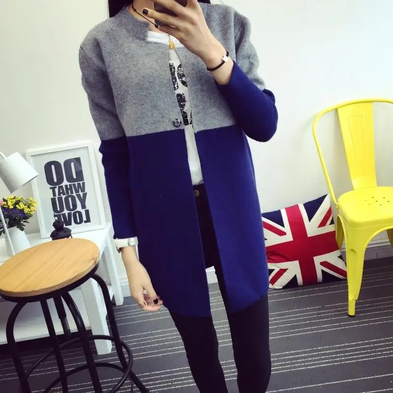 Пончо свитер женский Ohclothing утолщение весна осень женский корейский женский жакет свитера пальто цвет в кардиган - Цвет: see chart