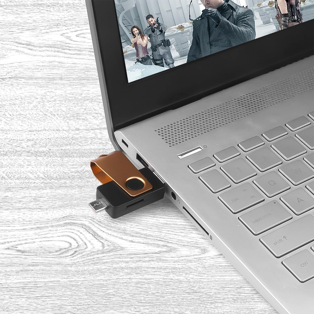 USB OTG кардридер с интерфейсом Micro usb type-C для ПК телефона портативный Тип C TF кардридер для передачи данных