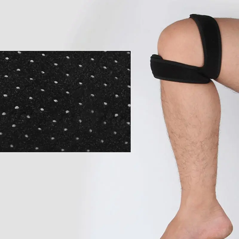 Patellar поддержка для сухожилий ремень коленный Бандаж облегчение боли регулируемый неопреновый ремень