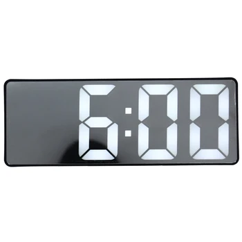 

Creative Mirror Alarm Clock Multifunctional LED Clock Makeup Mirror Alarm Clock Battery Plug Dual-Use Alarm Clock
