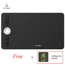 XP-Pen Deco 02 Graphics drawing Tablet Pen Tablet with P06 Battery-free Passive Stylus and shortcut keys (8192 levels pressure) xp pen star05 wireless 2 4g graphics drawing tablet pad painting board with touch hot keys and battery free passive stylus