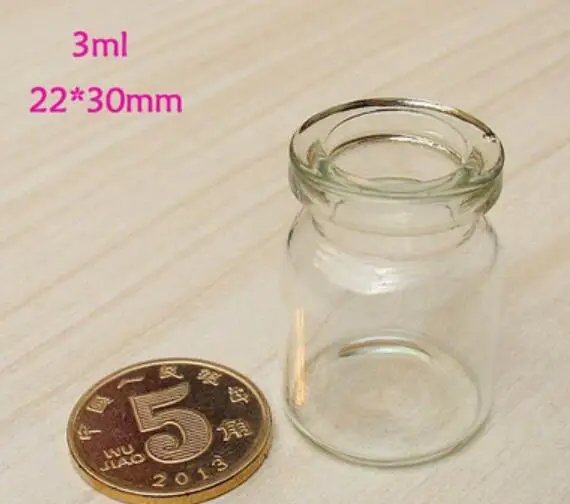 3ml clear vials 20mm