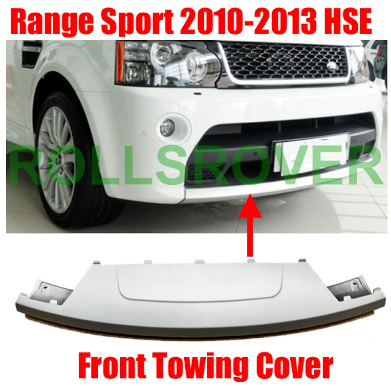 

ROLLSROVER Front Bumper Towing Eye Cover For Range Rover Sport HSE 2010-2013 LR019169 Silver