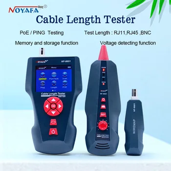 New NF-8601 Multi-functional Network Cable Tester LCD Cable length Tester Breakpoint Tester English version NF_8601 noyafa nf 8108 multipurpose lcd display network tester breakpoint length tester tracker line finder wire tester cable locator