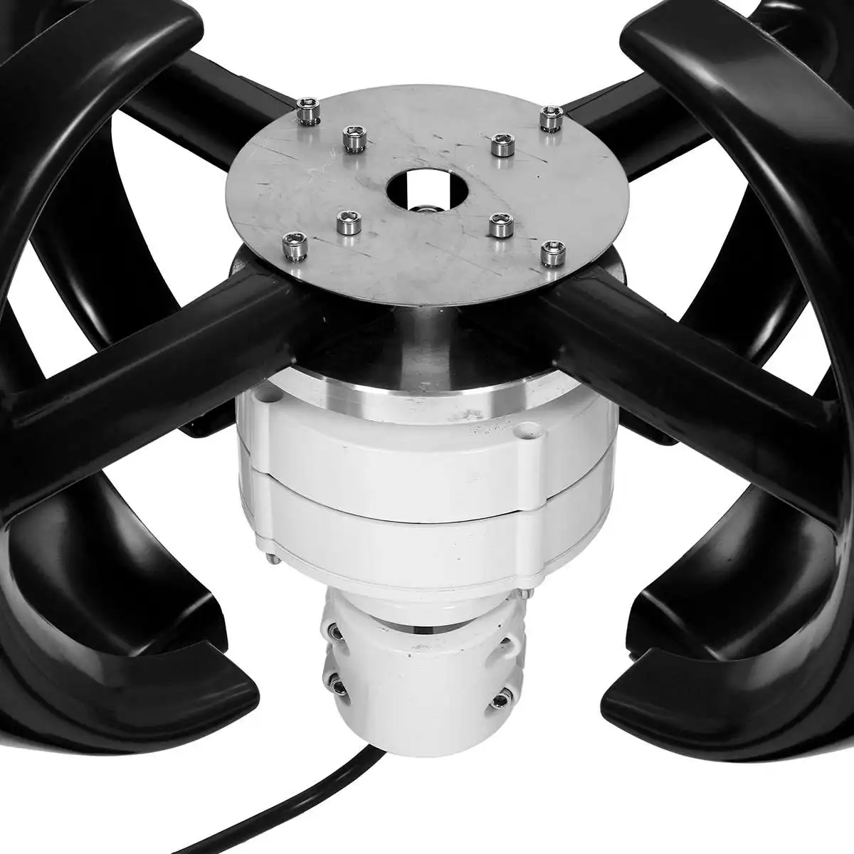 Turbinas de Carga de Energia do Moinho de Vento para Acampamento em Casa Eixo Vertical Turbinas Eólicas Gerador Lanterna 4 Lâminas Motor Kit em Casa 4200w 12v 24v Cheap Geradores de energia alternativa