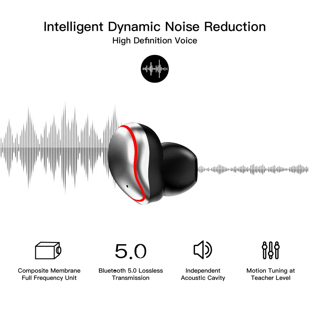 CARPRIE Bluetooth наушники настоящие беспроводные наушники Blueteeth 5,0 IPX5 водонепроницаемые наушники-вкладыши Blueteeth гарнитура Jy18