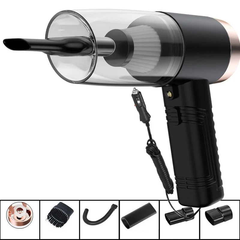 

Car Vacuum Cleaner Wet And Dry Dual-Use Mini Handheld Automatic Vacuum Cleaner Powerful Home Automatic Heat