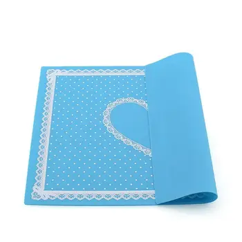 

Cute Heart Epoxy Resin Silicone Mat Resin Pad Sticky Plate Jewelry Making Toos