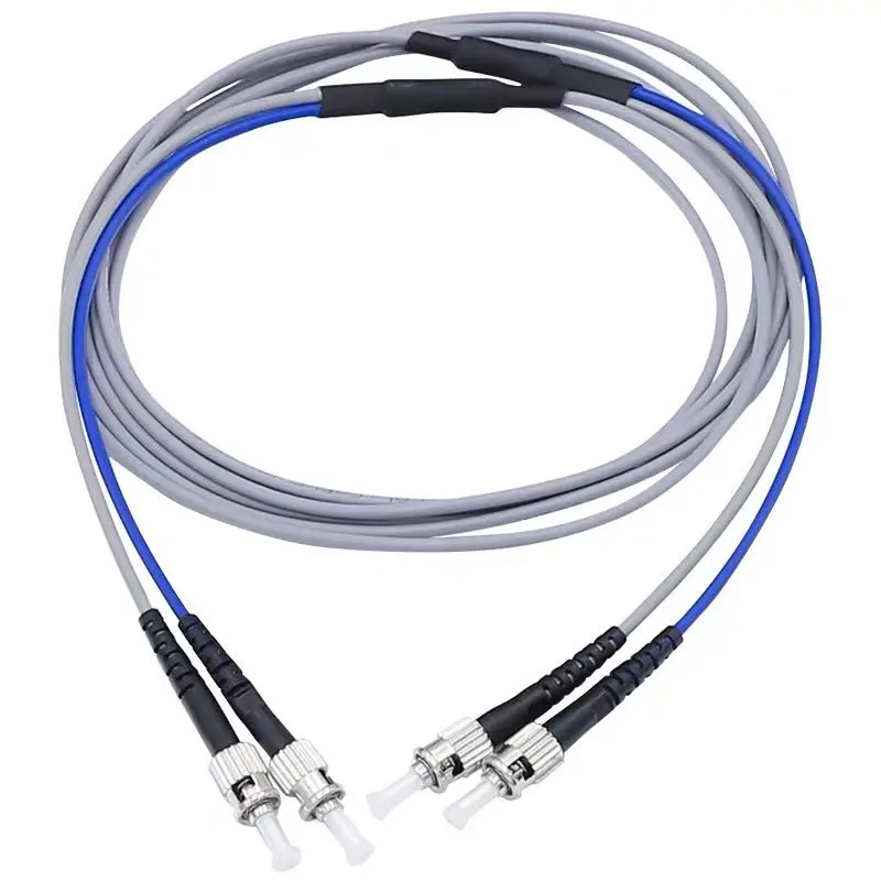 

Indoor Armored Fiber Patch Cord Duplex MM ST-ST 50/125 Fiber Optic Cable