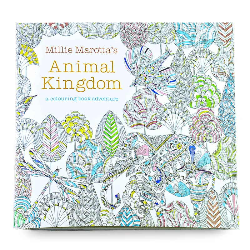 Lost Ocean Inky Adventure Coloring Book 24 Pages 1 Pc Children Adult Relieve Stress Kill Time Painting Drawing Art Book
