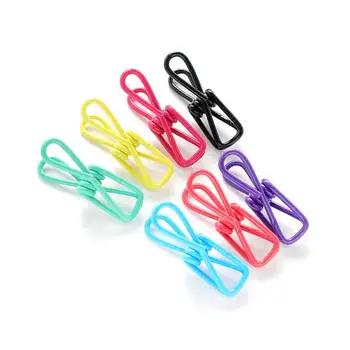 

10pcs / pack Plastic Clothespins Clothes Pegs Laundry Hanging Pin Clip Household Clothespins Socks Underwear Drying Rack Holder