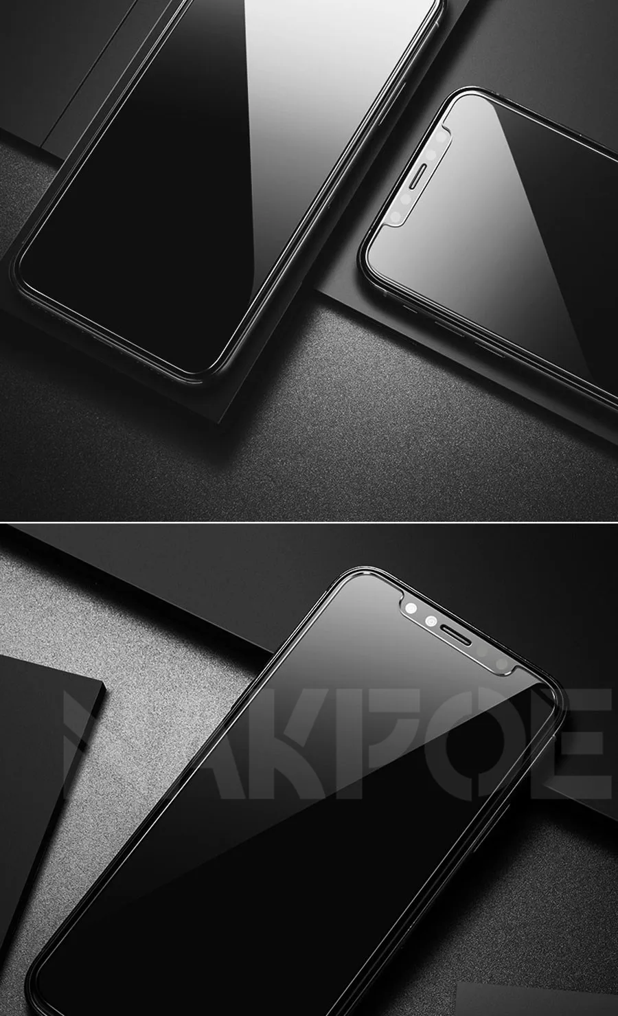 9H закаленное стекло для iPhone X XR XS 11 Pro Max 0,22 мм Защита экрана для iPhone 8 7 6 6S Plus 5 5S SE защитная пленка