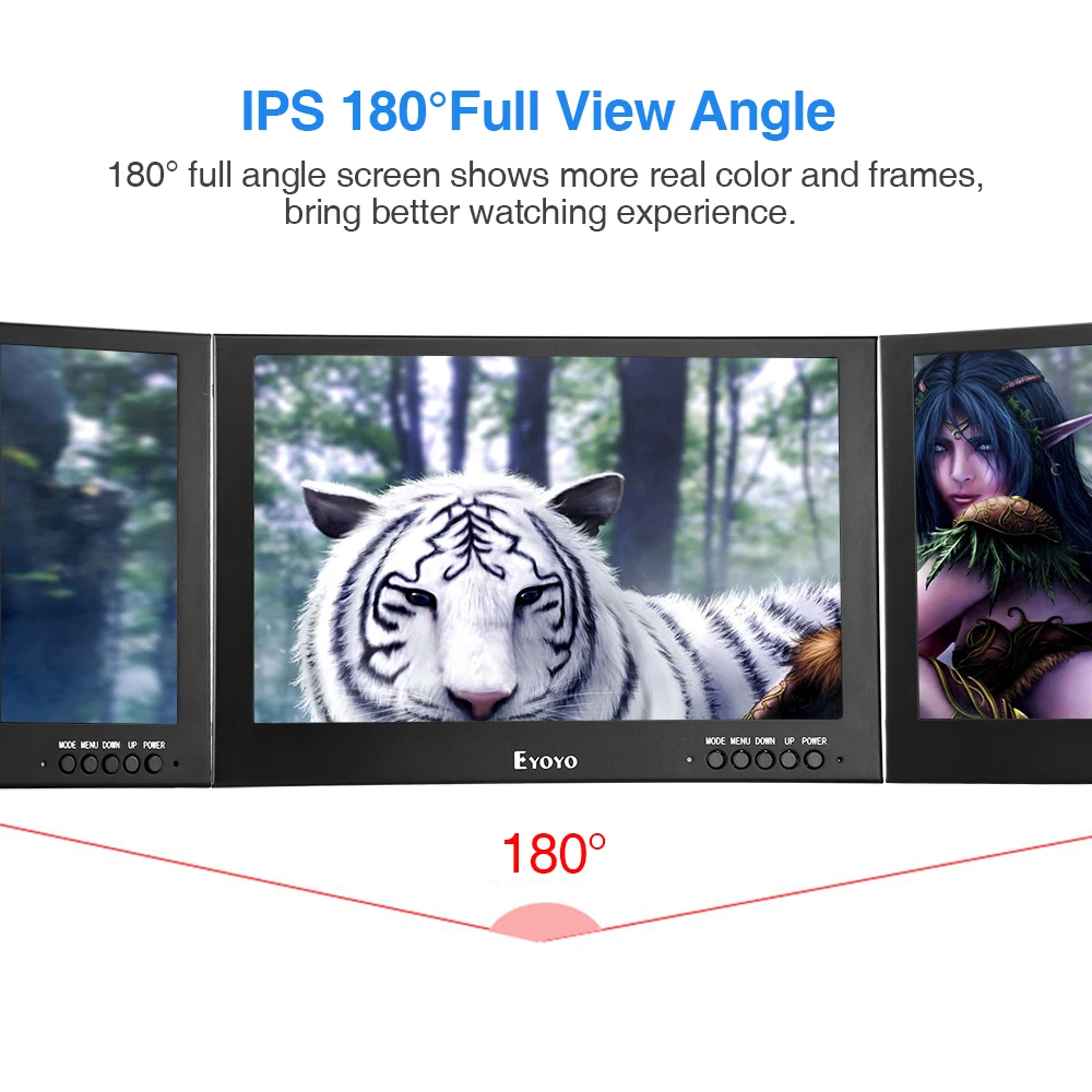 EYOYO EM10G 1" ips lcd сенсорный экран Moniteur 1920x1200 BNC CCTV монитор 16:10 с HDMI VGA AV USB для камеры безопасности DVD FPV