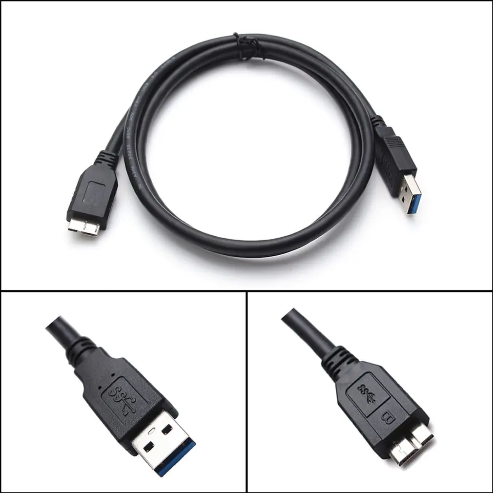 Изысканно разработанный прочный 1 м 1,5 м Micro USB 3,0 кабель USB3.0 типа A к Micro B провод для Samsung S5 жесткий диск