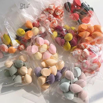 

Beauty makeup eggs 7pcs super soft do not eat powder bevel cut makeup egg sponge wet and dry dual-use makeup set puff set makeup