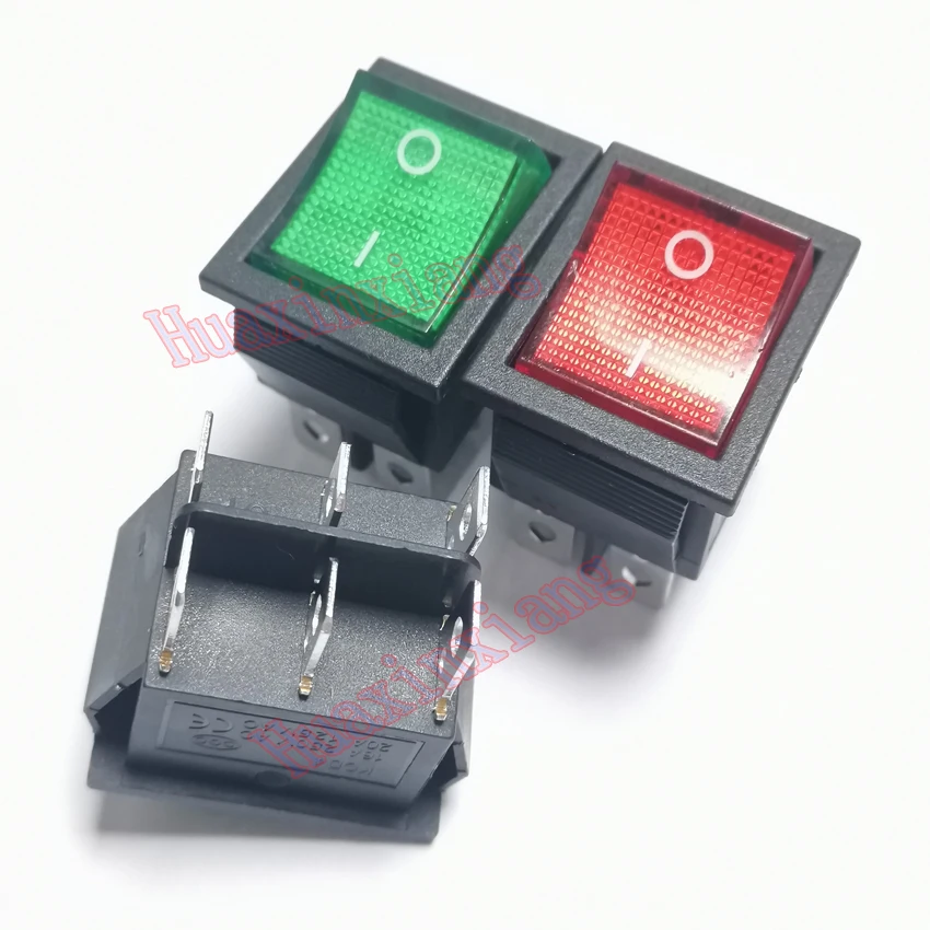 10 шт./лот KCD4 рокер переключатель лодки 6Pin/6P 2 положения вкл. ВЫКЛ. 16A/250VAC