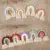 Nordic Kids Room Rainbow Hanging Decoration Rainbow Wall Hanging Decor Скандинавская Детская Комната Украшения Аксессуары Декор Комнаты