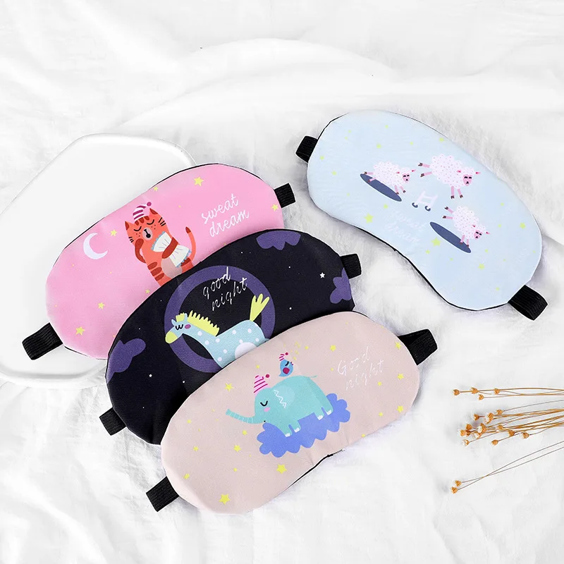 Sleep Pajama Mitigate Eyestrain Shade Men And Women Cute Cartoon Students Ice Pack Ice Compress Hot Compress Goggles