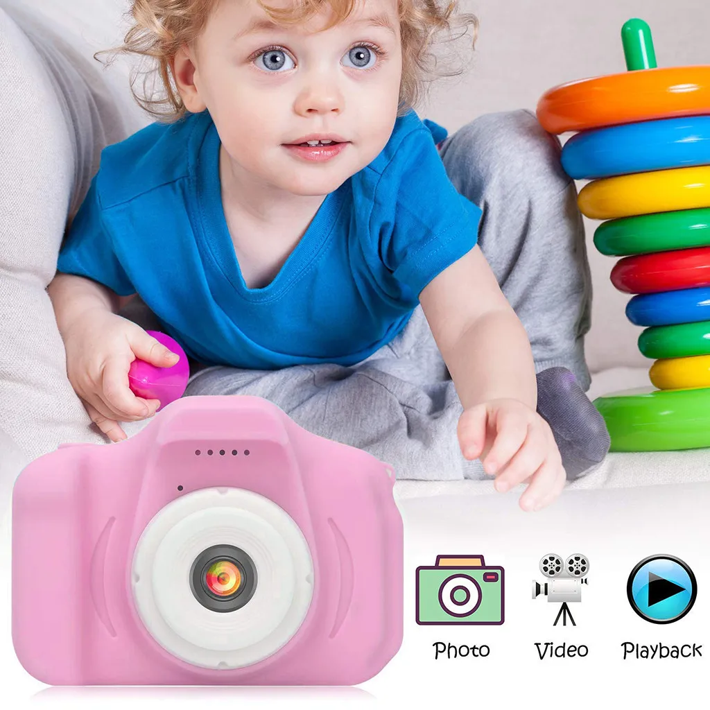 new Kids Digital Camera Children's Camera 2.0 LCD Mini Camera Children's Camera 32G SD Card Great Gift for Kids