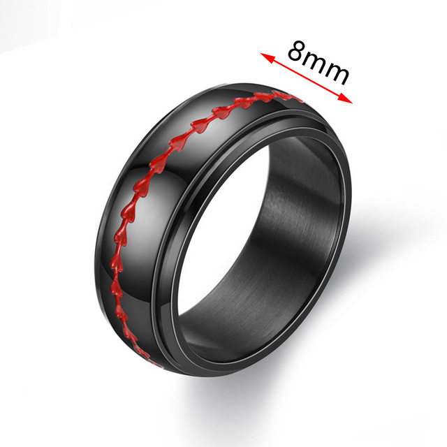 Ring For Women Spinner Fidgets Rings Stainless Steel Rotate Freely Spinning Anti Stress Accessories Jewelry 2021 Gifts