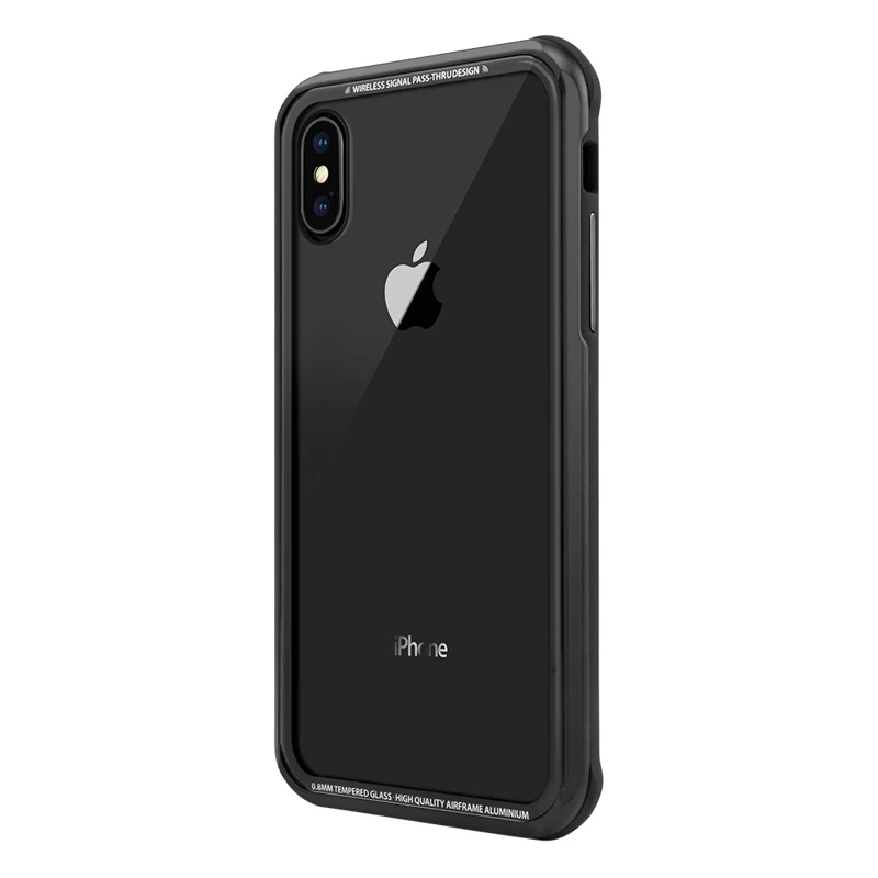Чехол SwitchEasy iGlass для iPhone XS Max. Материал полиуретан, алюминий, стекло