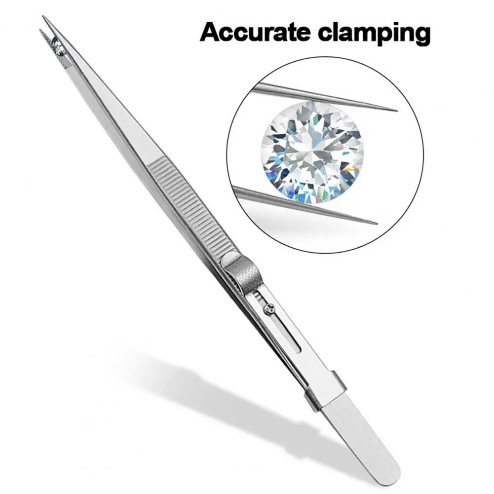 

Инструменты для ремонта шин полированная поверхность Противоскользящий ремень с замком ювелирный зажим Пинцет для ремонта часов