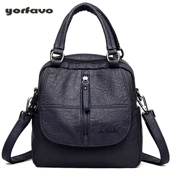 

Multifunctional ladies bag new fashion wild shoulder bag soft leather mini portable small tote bags women handbag