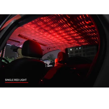 

Onever Car Decoration Light Armrest Star Neon Interior Ambient Light Adjustable Night Car USB Atmosphere Ceiling Lights 2019