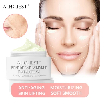 

AuQuest Peptides Anti-wrinkle Cream Facial Day & Night Cream Lifting Skin Moisturizer Anti-aging Deep-repair SkinBeauty Care 30g
