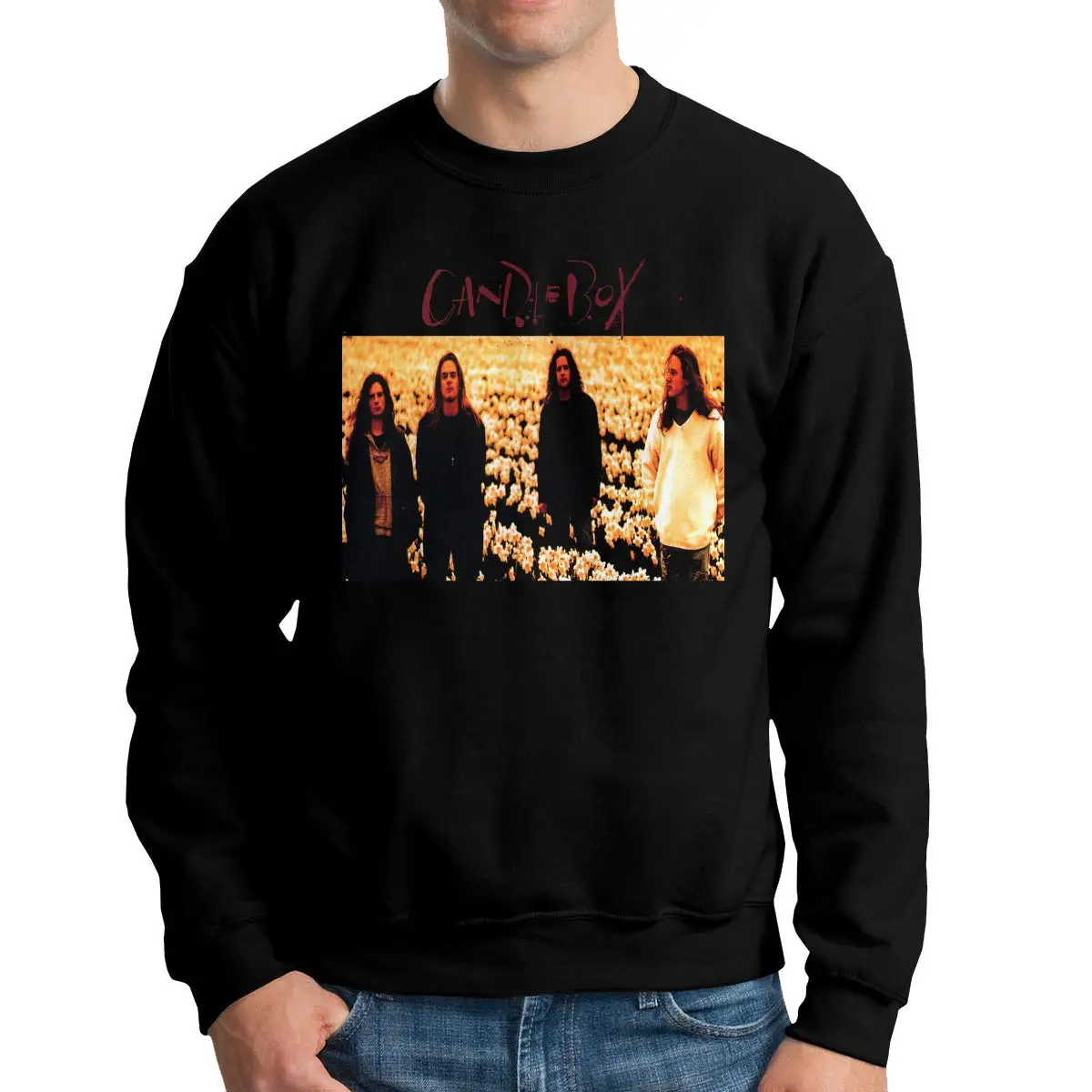 Толстовка MKDYHUI CandleboxMen с круглым вырезом| |