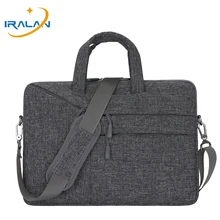 Деловой портфель женская мужская сумка 13,3 14 15,4 15,6 16 рукав сумка для ноутбука портативные сумки через плечо для Macbook Xiaomi huawei сумочка