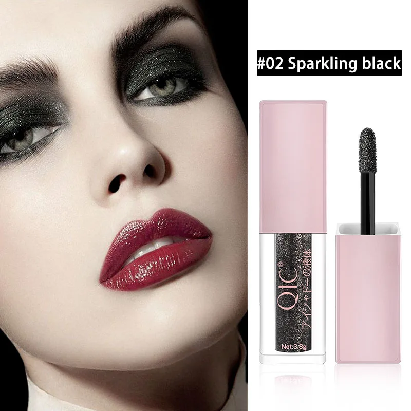QIC Brand 8 Colors Liquid Eye Shadow Waterproof Colorful Shiny Sequins Metal Tint And Dry Quickly Long Lasting |