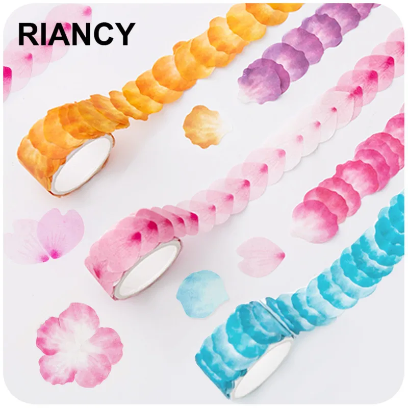 

Kawaii Japanese color sakura petal washi tape DIY decorative scrapbooking stickers planner masking adhesive tape 02471